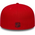 casquette-plate-rouge-ajustee-59fifty-basic-chicago-blackhawks-nhl-new-era