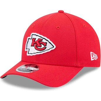 Casquette courbée rouge snapback 9FORTY M-Crown Team Kansas City Chiefs NFL New Era