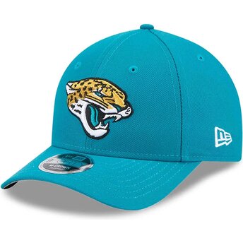 Casquette courbée bleue snapback 9FORTY M-Crown Team Jacksonville Jaguars NFL New Era