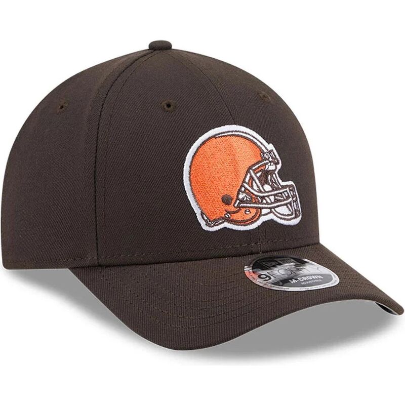 casquette-courbee-marron-snapback-9forty-m-crown-team-cleveland-browns-nfl-new-era