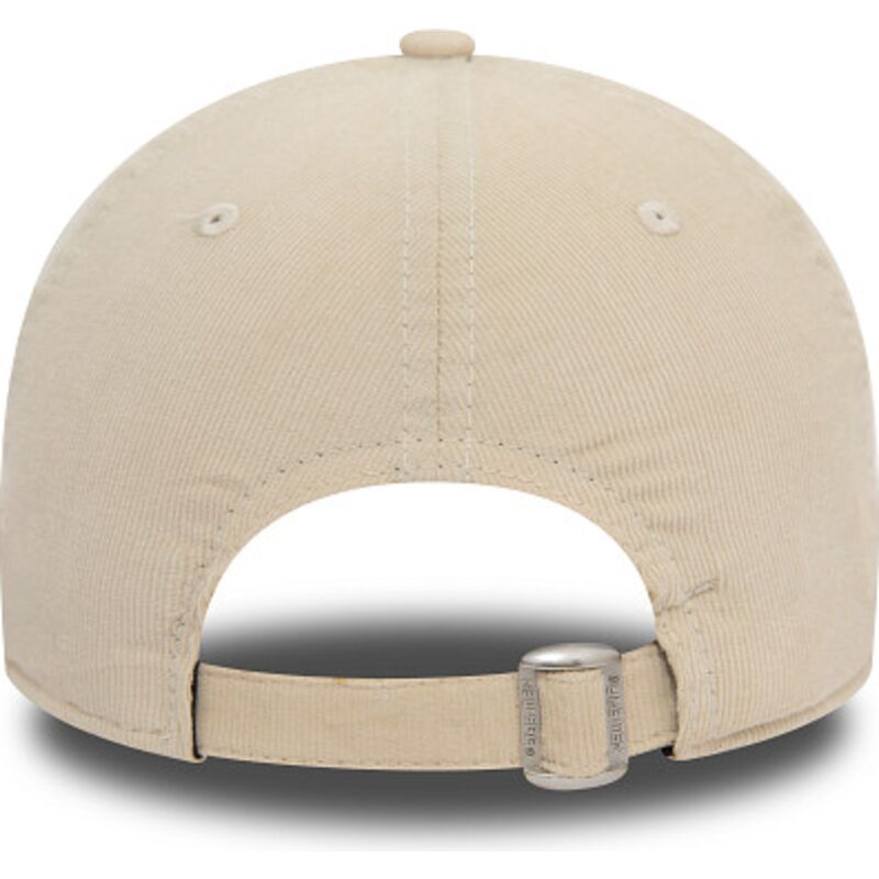 casquette-courbee-beige-ajustable-avec-logo-beige-9forty-baby-cord-stade-toulousain-top-14-new-era