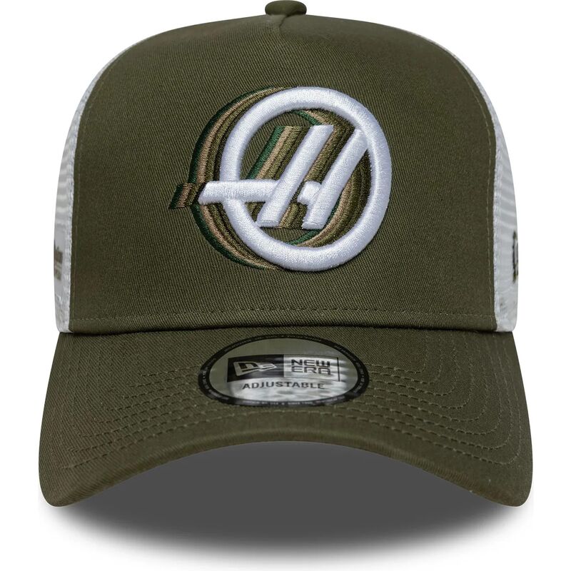 casquette-trucker-verte-et-blanche-a-frame-seasonal-haas-f1-team-formula-1-new-era casquette-trucker-verte-et-blanche-a-frame-seasonal-haas-f1-team-formula-1-new-era