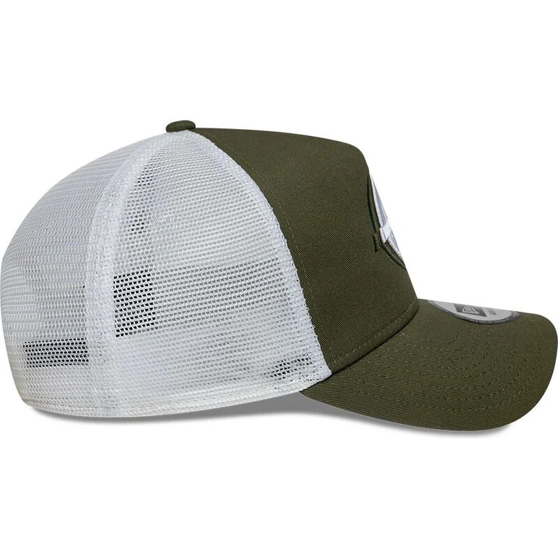 casquette-trucker-verte-et-blanche-a-frame-seasonal-haas-f1-team-formula-1-new-era casquette-trucker-verte-et-blanche-a-frame-seasonal-haas-f1-team-formula-1-new-era