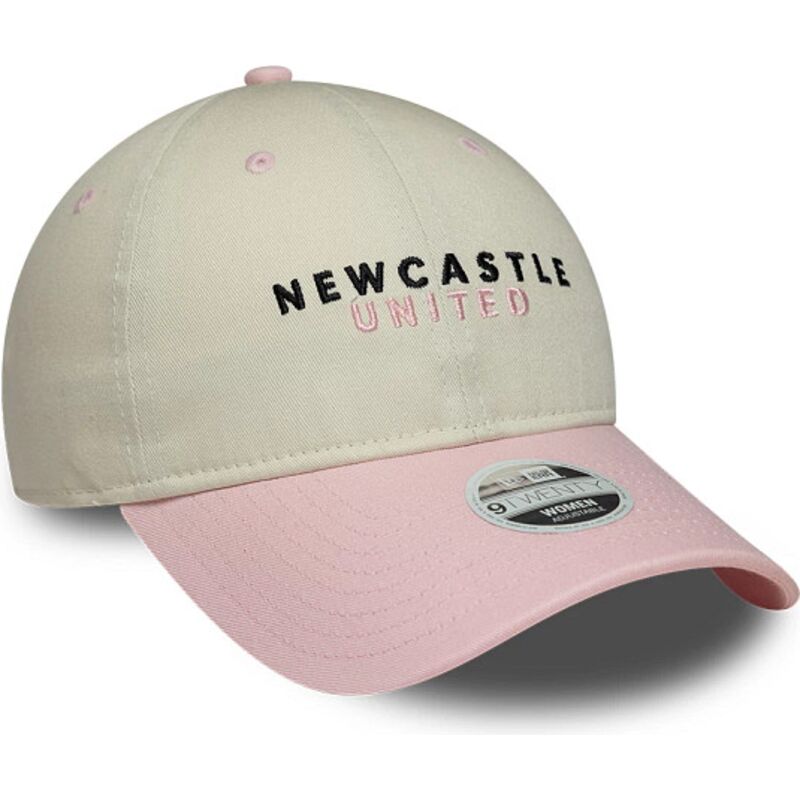 casquette-courbee-beige-et-rose-ajustable-pour-femme-9twenty-newcastle-united-football-club-premier-league-new-era casquette-courbee-beige-et-rose-ajustable-pour-femme-9twenty-newcastle-united-football-club-premier-league-new-era