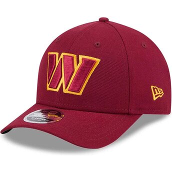 Casquette courbée rouge snapback 9FORTY M-Crown Team Washington Commanders NFL New Era