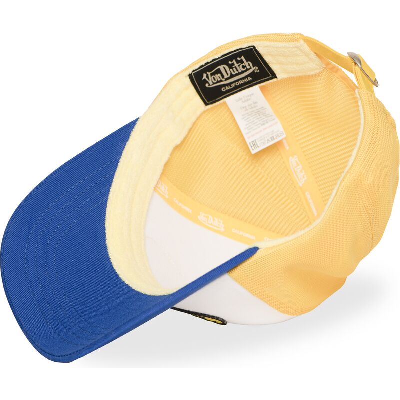 casquette-trucker-jaune-et-bleue-lof-b42-von-dutch casquette-trucker-jaune-et-bleue-lof-b42-von-dutch