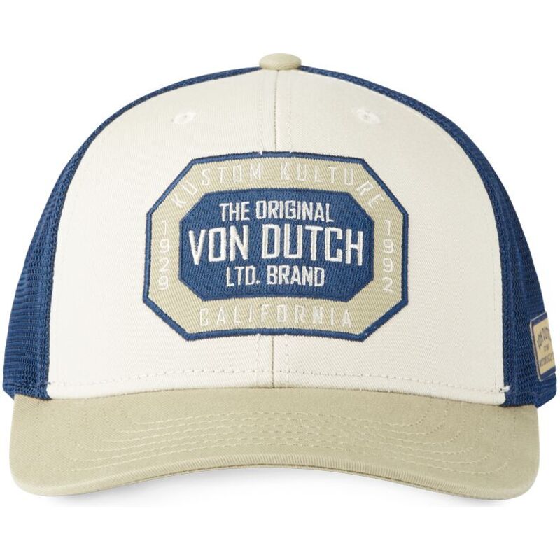 casquette-trucker-beige-et-bleue-sem10-von-dutch