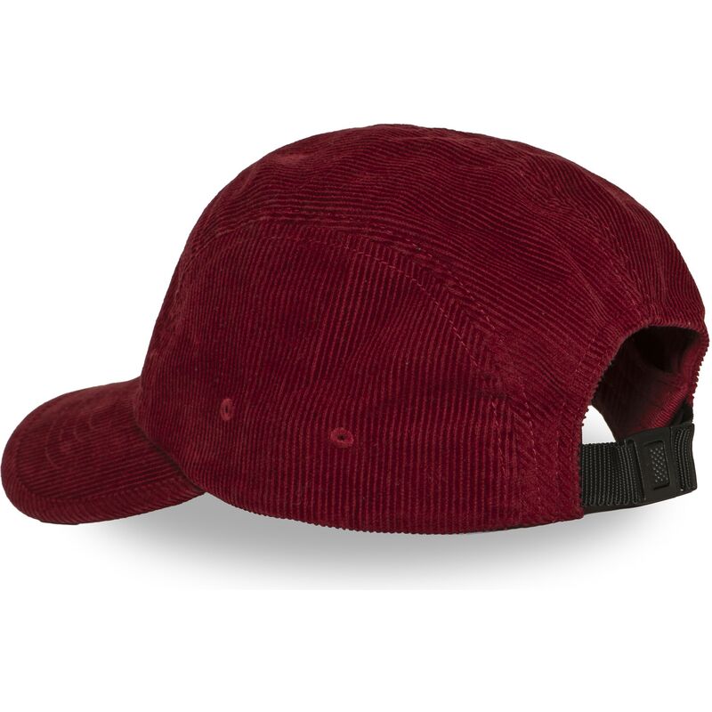 casquette-5-panel-courbee-rouge-ajustable-c5p-vel04-von-dutch