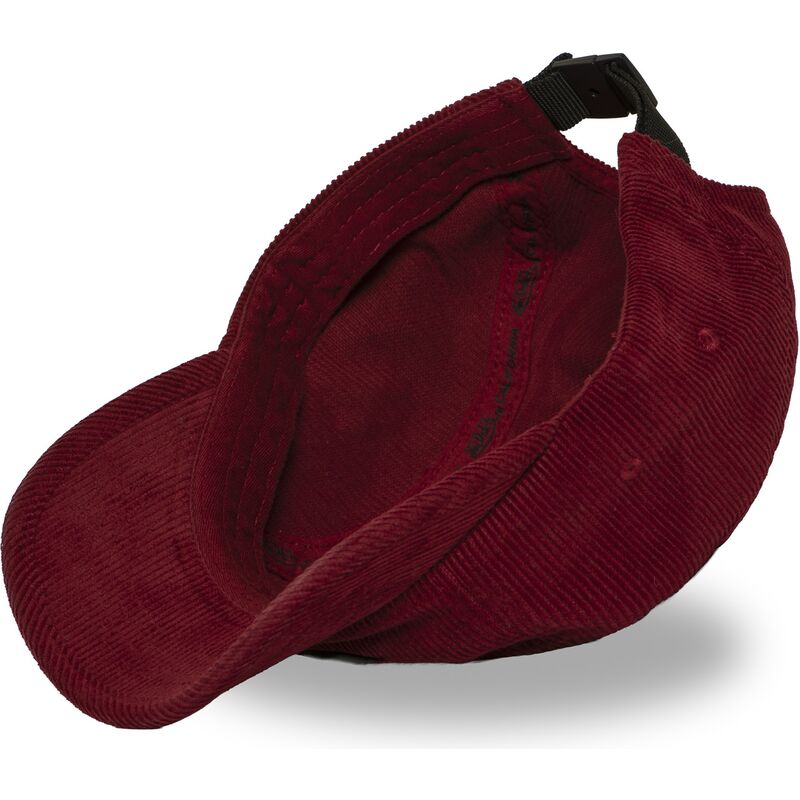 casquette-5-panel-courbee-rouge-ajustable-c5p-vel04-von-dutch