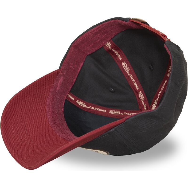 casquette-courbee-bleue-marine-et-rouge-snapback-terry-fv-von-dutch