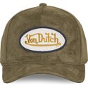 casquette-courbee-verte-snapback-fur-fk-von-dutch