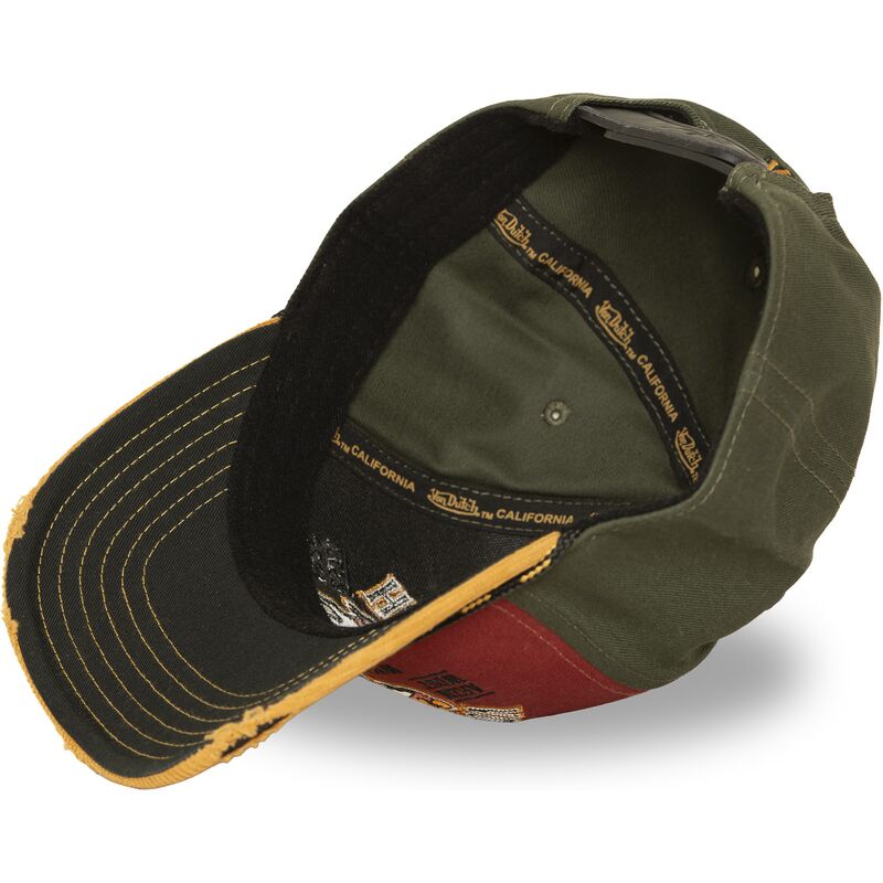 casquette-courbee-rouge-et-grise-snapback-sem15-von-dutch