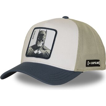 Casquette trucker beige et bleue marine Batman DC12 BICO DC Comics Capslab