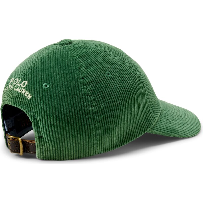 casquette-courbee-verte-ajustable-corduroy-polo-ralph-lauren