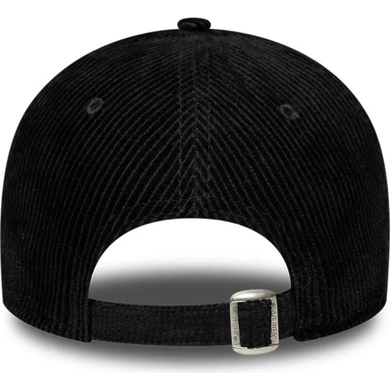 casquette-courbee-noire-ajustable-pour-femme-avec-logo-noir-9forty-cord-new-york-yankees-mlb-new-era casquette-courbee-noire-ajustable-pour-femme-avec-logo-noir-9forty-cord-new-york-yankees-mlb-new-era