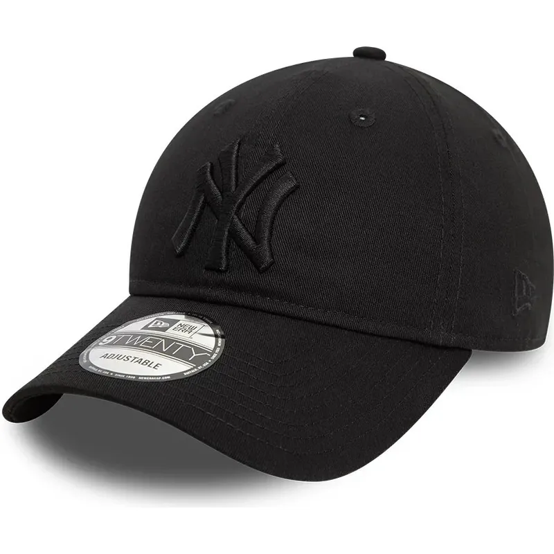 casquette-courbee-noire-ajustable-avec-logo-noir-9twenty-league-essential-new-york-yankees-mlb-new-era casquette-courbee-noire-ajustable-avec-logo-noir-9twenty-league-essential-new-york-yankees-mlb-new-era