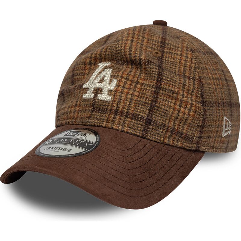 casquette-courbee-marron-ajustable-9twenty-mix-check-los-angeles-dodgers-mlb-new-era casquette-courbee-marron-ajustable-9twenty-mix-check-los-angeles-dodgers-mlb-new-era