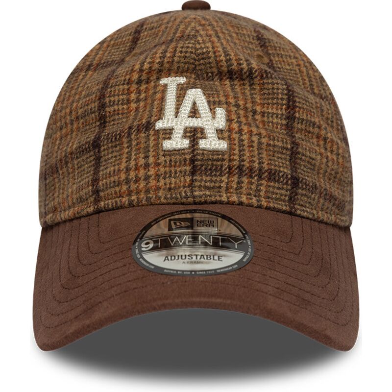 casquette-courbee-marron-ajustable-9twenty-mix-check-los-angeles-dodgers-mlb-new-era casquette-courbee-marron-ajustable-9twenty-mix-check-los-angeles-dodgers-mlb-new-era