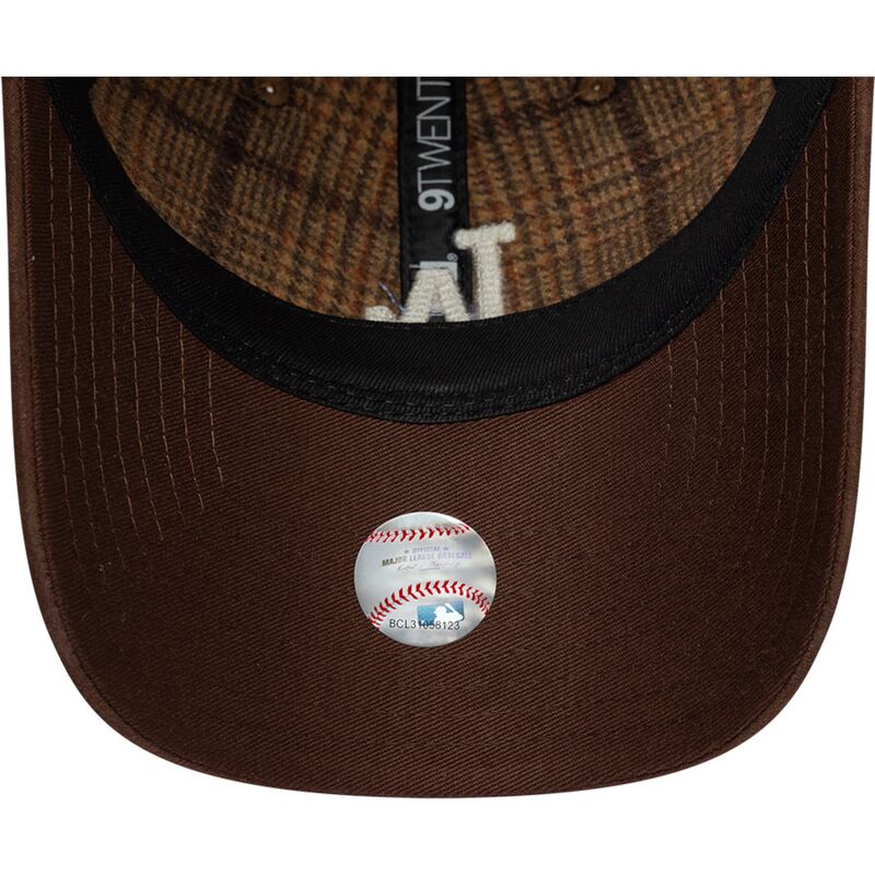 casquette-courbee-marron-ajustable-9twenty-mix-check-los-angeles-dodgers-mlb-new-era casquette-courbee-marron-ajustable-9twenty-mix-check-los-angeles-dodgers-mlb-new-era