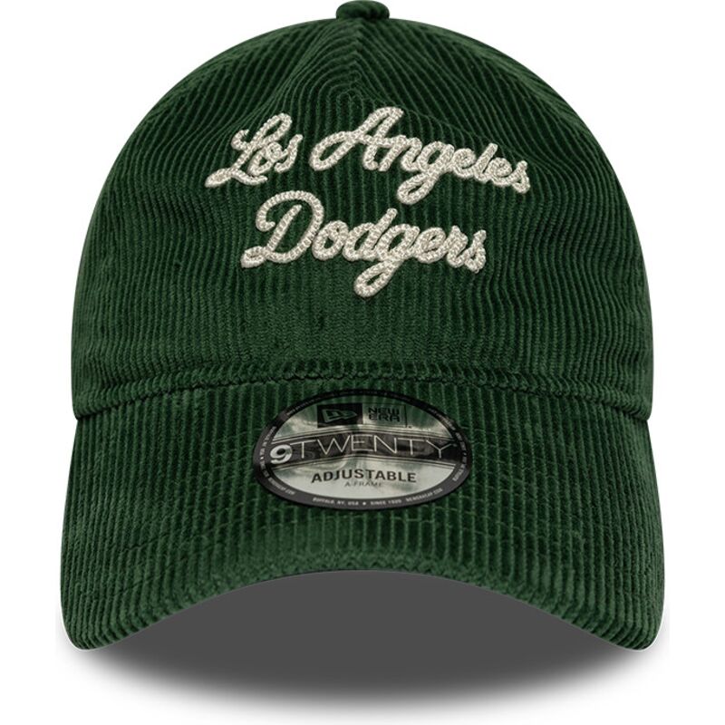 casquette-courbee-verte-ajustable-9twenty-a-frame-cord-script-los-angeles-dodgers-mlb-new-era casquette-courbee-verte-ajustable-9twenty-a-frame-cord-script-los-angeles-dodgers-mlb-new-era