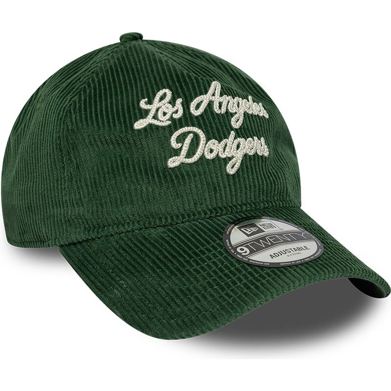 casquette-courbee-verte-ajustable-9twenty-a-frame-cord-script-los-angeles-dodgers-mlb-new-era casquette-courbee-verte-ajustable-9twenty-a-frame-cord-script-los-angeles-dodgers-mlb-new-era
