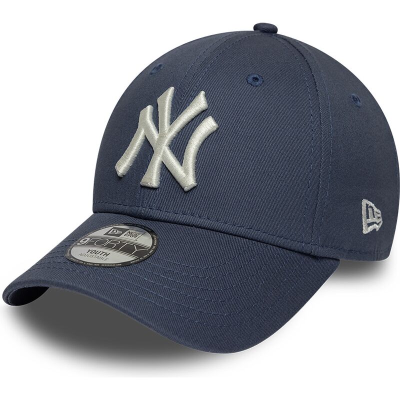 casquette-courbee-bleue-grise-ajustable-pour-enfant-9forty-league-essential-new-york-yankees-mlb-new-era casquette-courbee-bleue-grise-ajustable-pour-enfant-9forty-league-essential-new-york-yankees-mlb-new-era