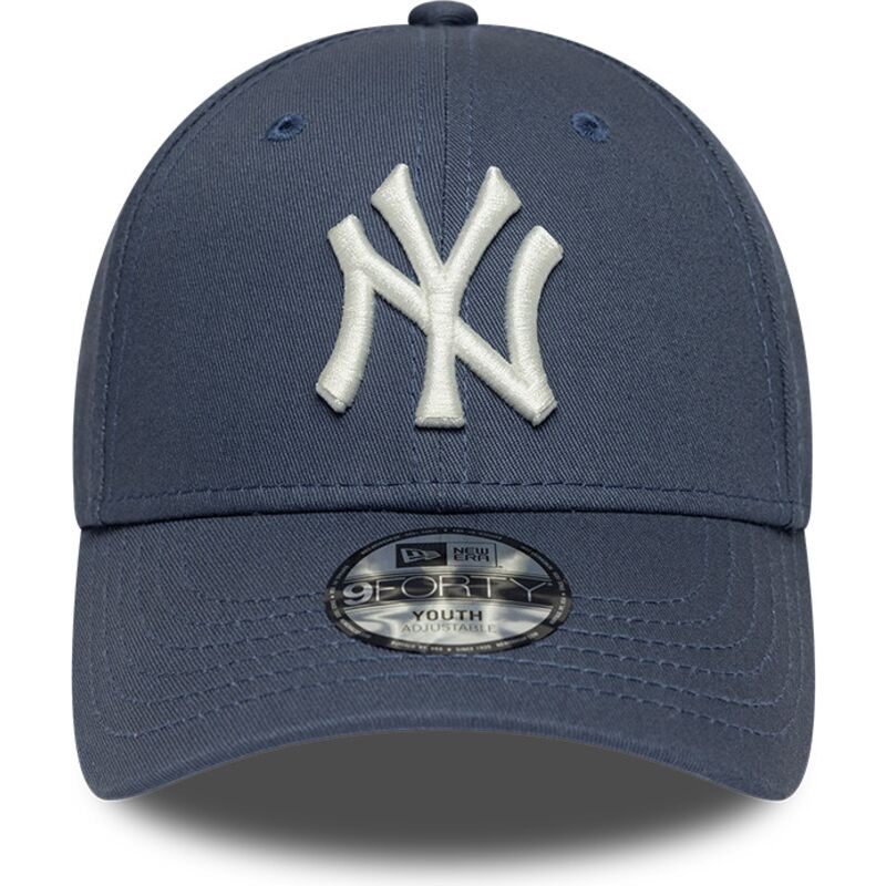 casquette-courbee-bleue-grise-ajustable-pour-enfant-9forty-league-essential-new-york-yankees-mlb-new-era casquette-courbee-bleue-grise-ajustable-pour-enfant-9forty-league-essential-new-york-yankees-mlb-new-era