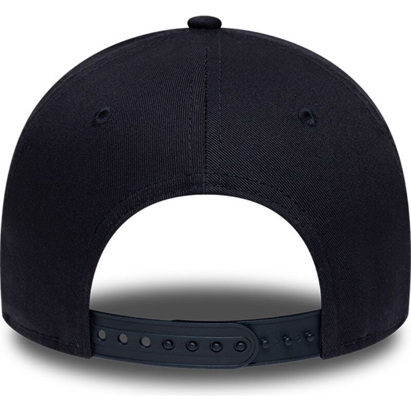 casquette-courbee-bleue-marine-snapback-avec-logo-rouge-e-frame-team-outline-new-york-yankees-mlb-new-era