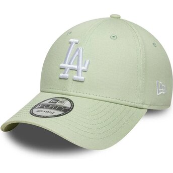 Casquette courbée verte claire ajustable 9FORTY League Ess 9FORTY League Essential Los Angeles Dodgers MLB New Era