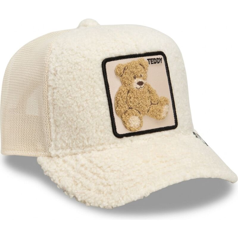 casquette-trucker-beige-ours-en-peluche-teddy-double-stuffed-the-farm-goorin-bros casquette-trucker-beige-ours-en-peluche-teddy-double-stuffed-the-farm-goorin-bros