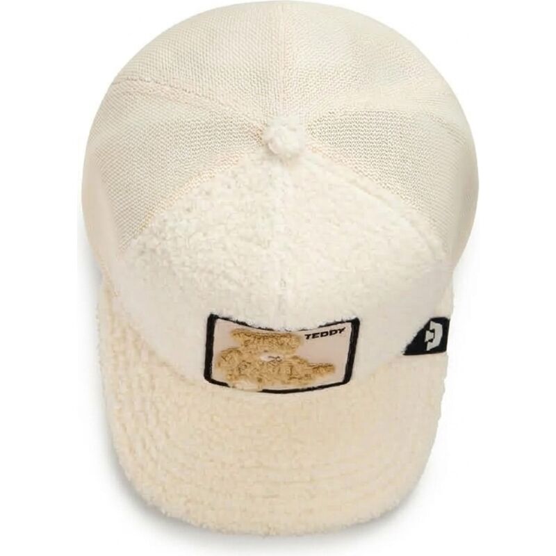 casquette-trucker-beige-ours-en-peluche-teddy-double-stuffed-the-farm-goorin-bros casquette-trucker-beige-ours-en-peluche-teddy-double-stuffed-the-farm-goorin-bros