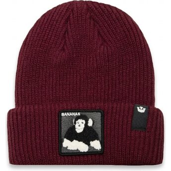 Bonnet grenat singe Bananas Double Stuffed The Farm Goorin Bros.