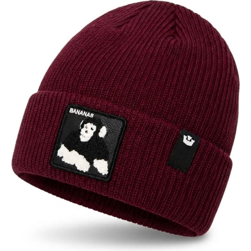 bonnet-grenat-singe-bananas-double-stuffed-the-farm-goorin-bros