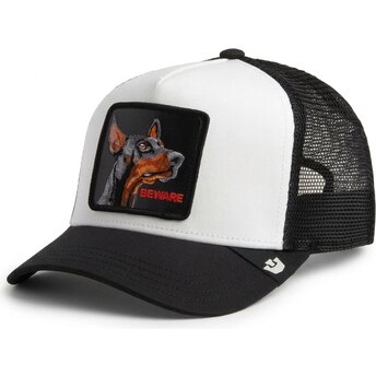 Casquette trucker noire et blanche pour enfant chien Beware Original Recipe The Farm Goorin Bros.