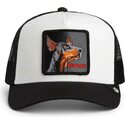 casquette-trucker-noire-et-blanche-pour-enfant-chien-beware-original-recipe-the-farm-goorin-bros