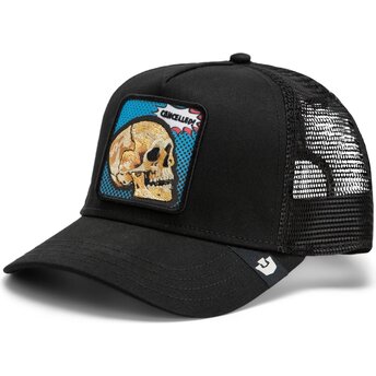 Casquette trucker noire crâne Cancelled Skull Pop Art Strikes Back The Farm Goorin Bros.