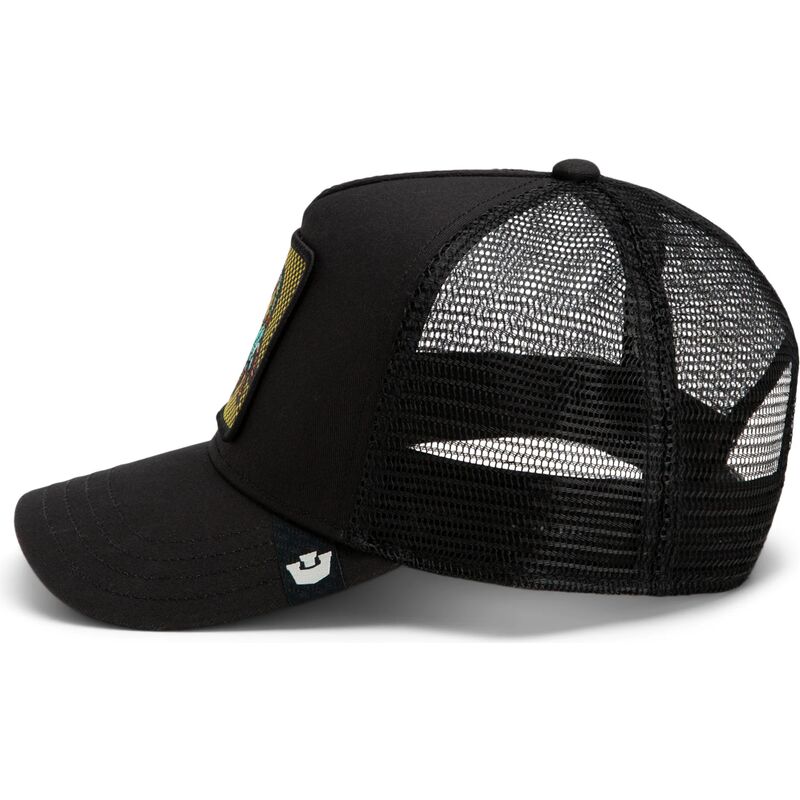 casquette-trucker-noire-scorpion-deadly-scorpion-pop-art-strikes-back-the-farm-goorin-bros