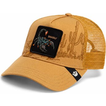 Casquette trucker marron scorpion Scorpion Badlands Deadly The Farm Goorin Bros.