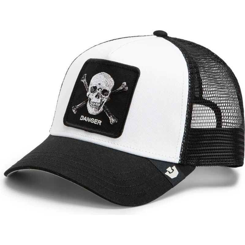 casquette-trucker-noire-et-blanche-crane-danger-skull-and-crossbones-original-recipe-the-farm-goorin-bros