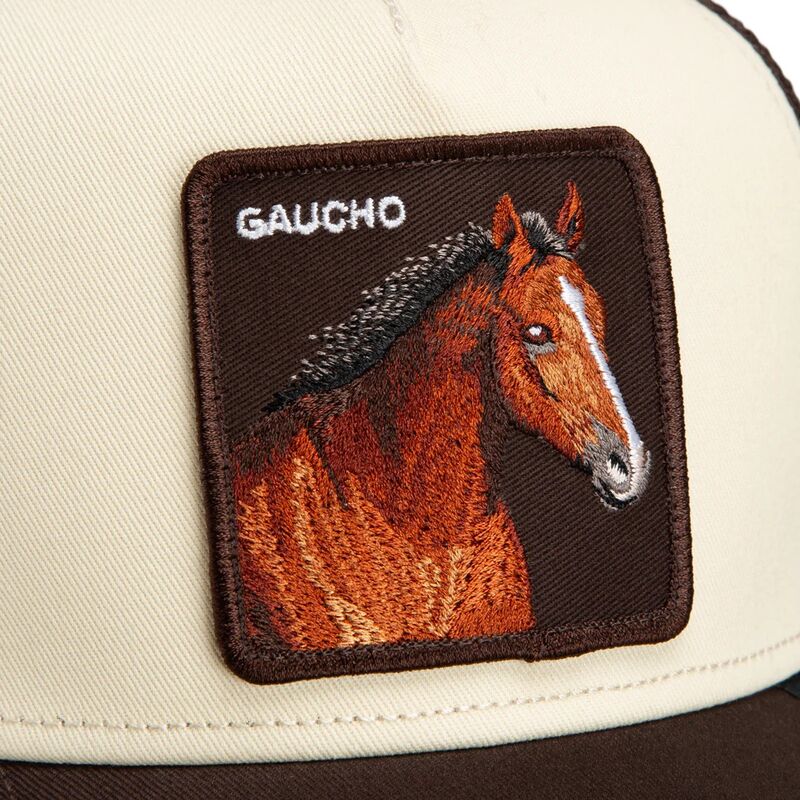 casquette-trucker-marron-et-beige-cheval-gaucho-original-recipe-the-farm-goorin-bros