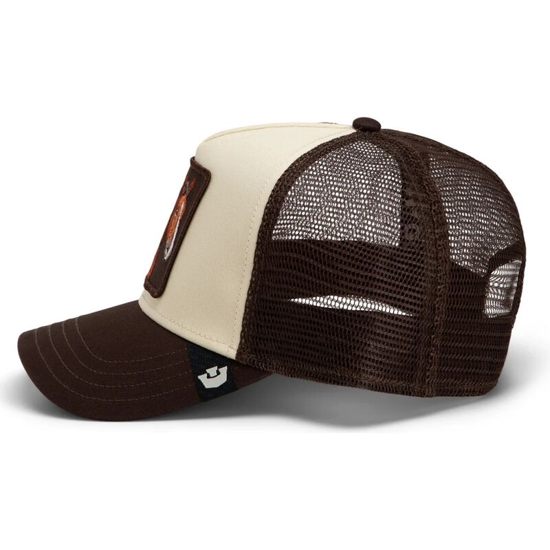 casquette-trucker-marron-et-beige-cheval-gaucho-original-recipe-the-farm-goorin-bros