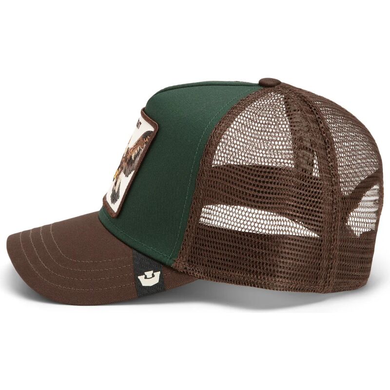 casquette-trucker-verte-et-marron-aigle-represent-eagle-original-recipe-the-farm-goorin-bros