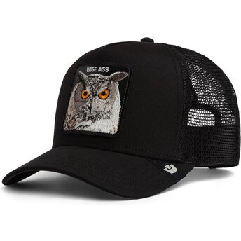 Casquette trucker noire hibou Wise Ass Original Recipe...