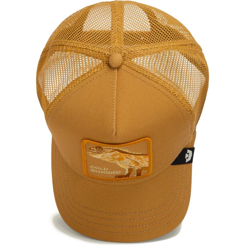 casquette-trucker-marron-iguana-circle-of-life-cold-blooded-tone-shift-the-farm-goorin-bros
