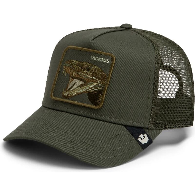 casquette-trucker-verte-serpent-circle-of-life-vicious-tone-shift-the-farm-goorin-bros
