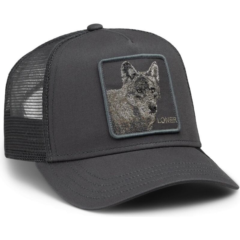 casquette-trucker-grise-loup-circle-of-life-loner-tone-shift-the-farm-goorin-bros casquette-trucker-grise-loup-circle-of-life-loner-tone-shift-the-farm-goorin-bros