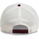 casquette-trucker-blanche-et-grenat-rottweiler-suede-alpha-microsuede-the-farm-goorin-bros