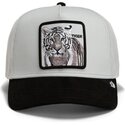 casquette-trucker-grise-et-noire-tigre-suede-tiger-microsuede-the-farm-goorin-bros