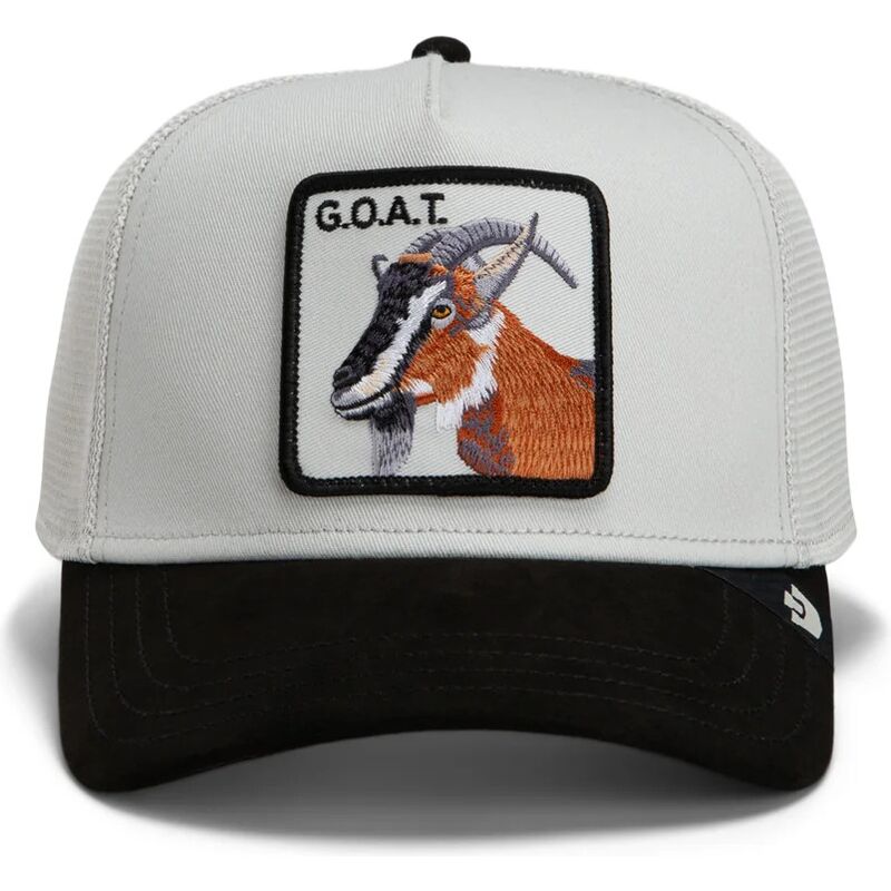 casquette-trucker-grise-et-noire-chevre-suede-greatest-goat-microsuede-the-farm-goorin-bros