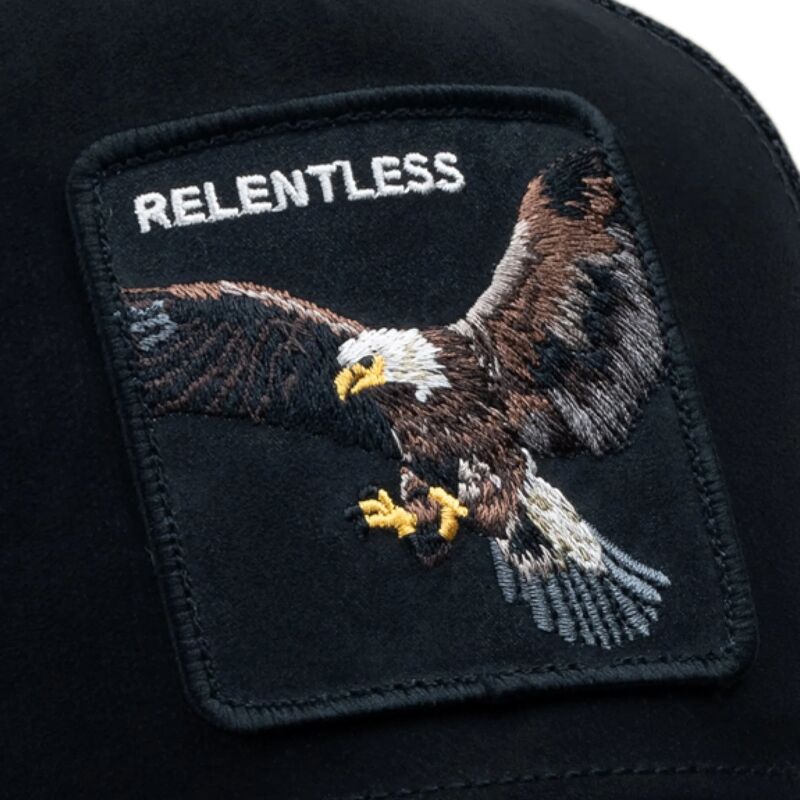 casquette-trucker-noire-aigle-suede-relentless-eagle-microsuede-the-farm-goorin-bros
